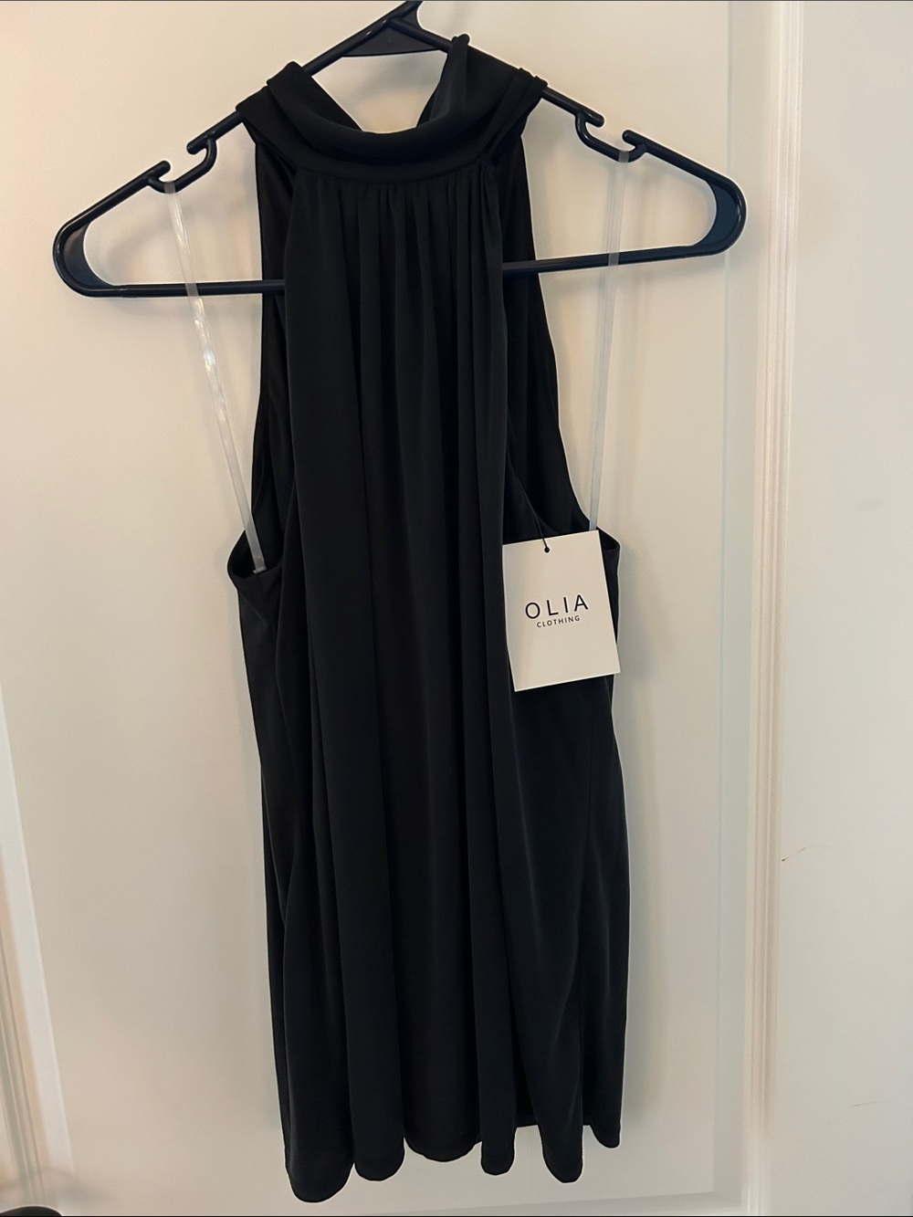 Vici Black High Neck Tank Top
